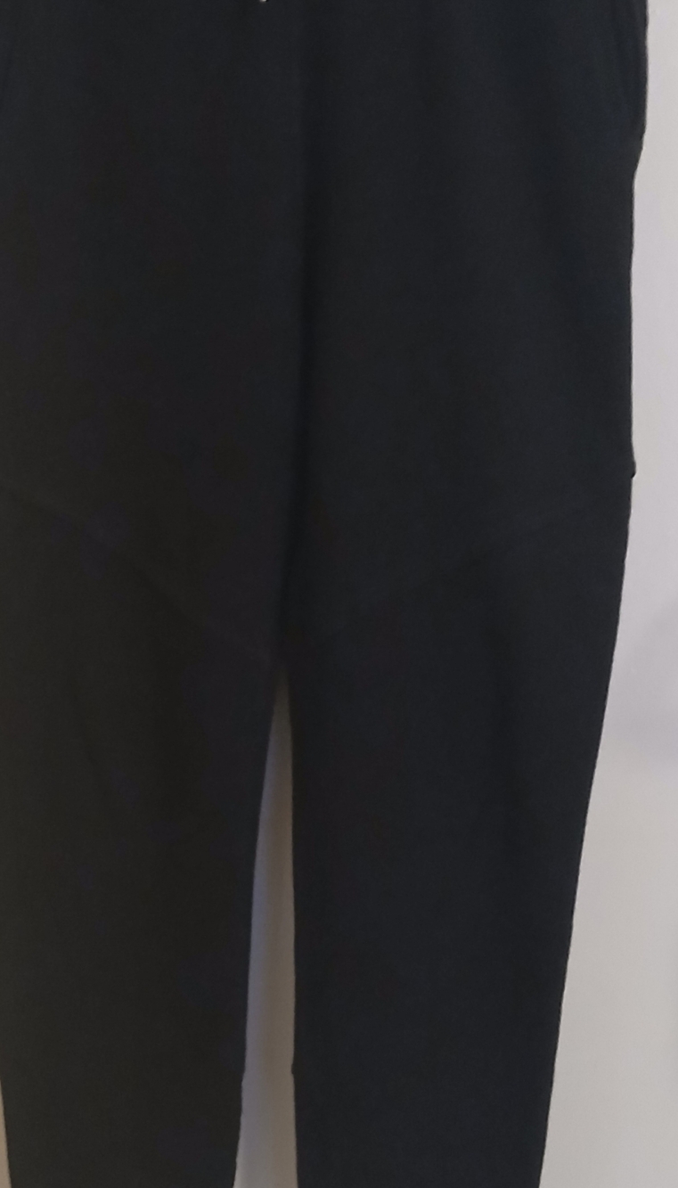 John Elliott Black Ribbed Waist Sweatpants